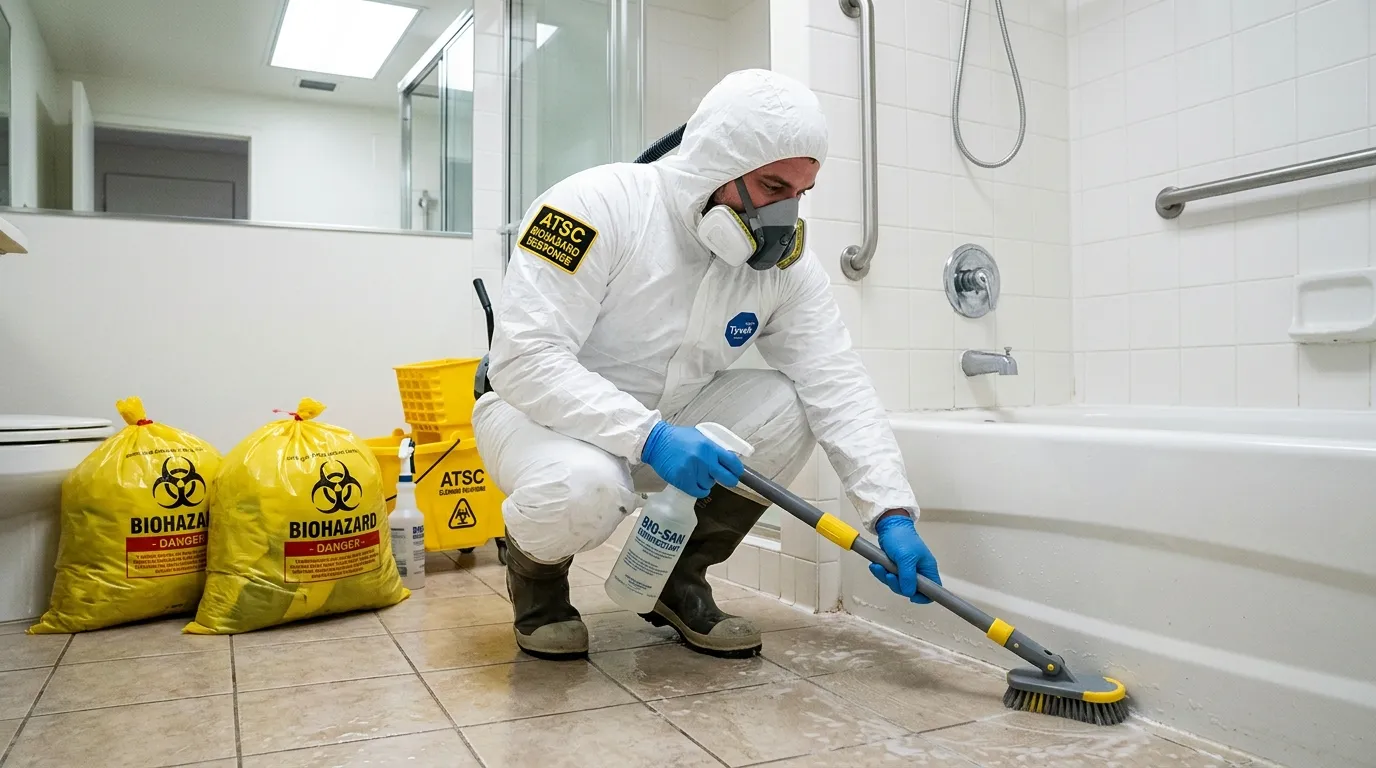 Decontamination equipment deployed for Blood Cleanup in Hobart